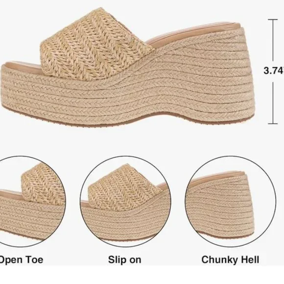 Women's Platform Summer Wedge